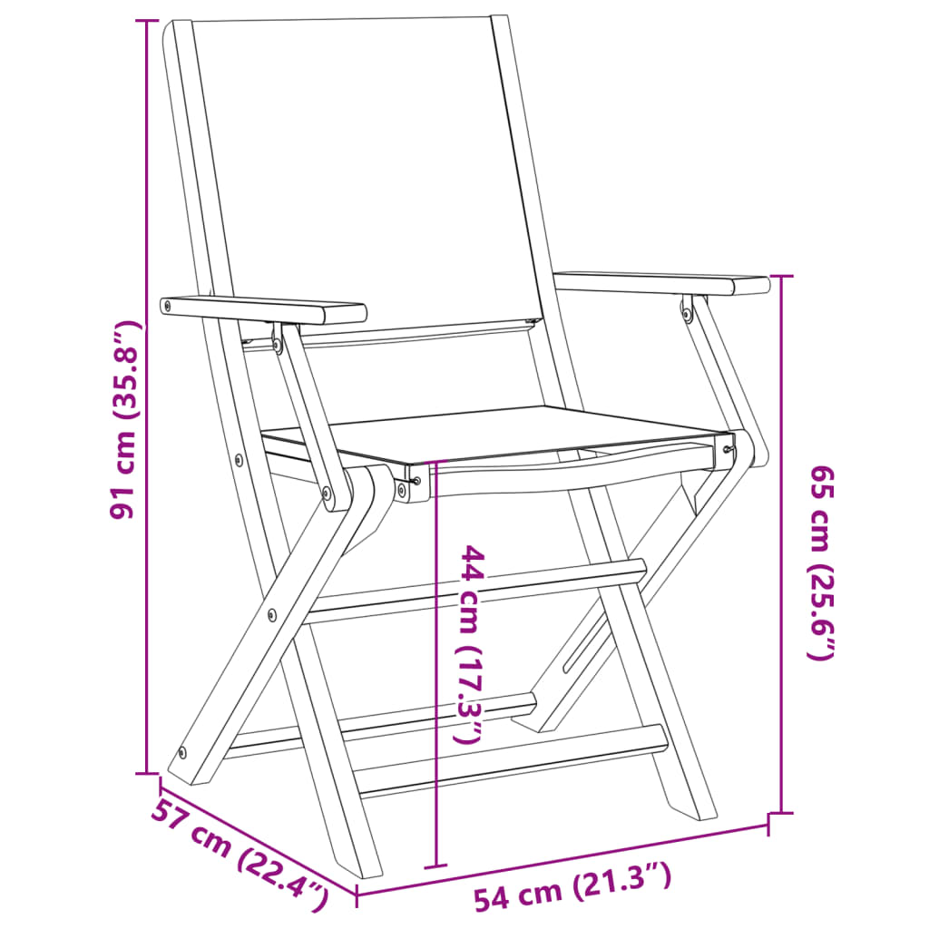 Tuinstoelen 2 st massief acaciahout en stof beige is nu te koop bij PeponiXL, paradijselijk wonen!