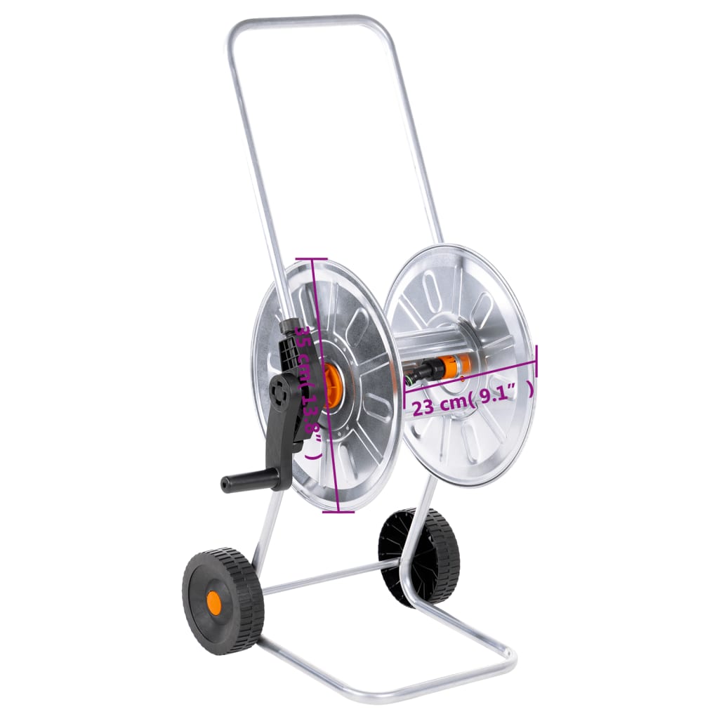 Tuinslangkar voor 50 m 1/2" of 35 m 3/4" slang staal is nu te koop bij PeponiXL, paradijselijk wonen!