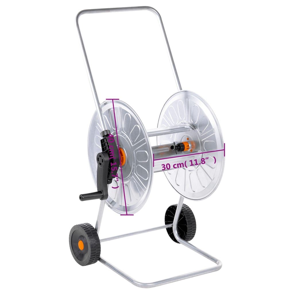 Tuinslangkar voor 80 m 1/2" of 50 m 3/4" slang staal is nu te koop bij PeponiXL, paradijselijk wonen!