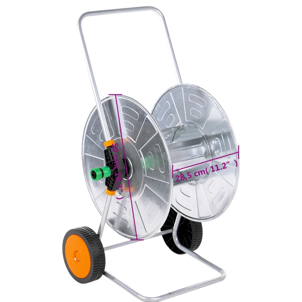 Tuinslangkar voor 110 m 1/2" of 80 m 3/4" slang staal is nu te koop bij PeponiXL, paradijselijk wonen!