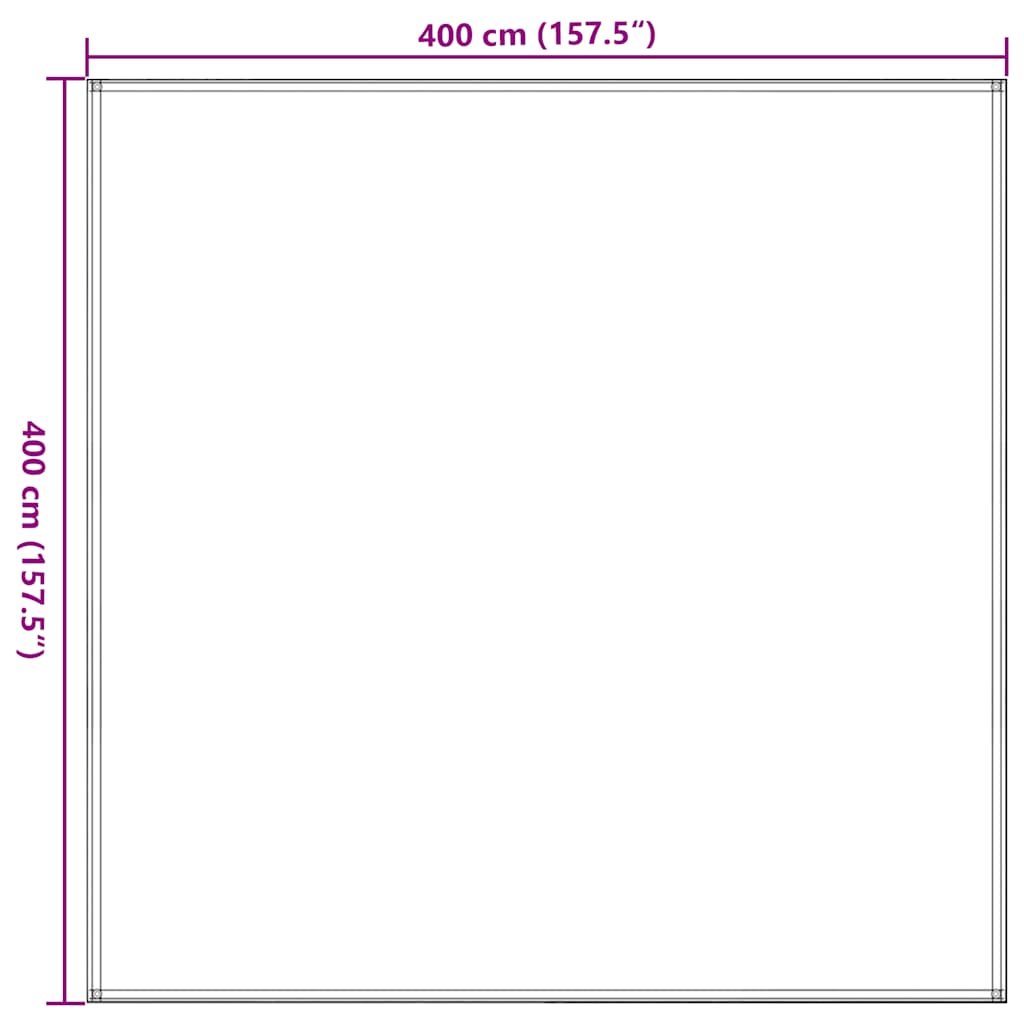 Tenttapijt 400x400 cm HDPE lichtgroen is nu te koop bij PeponiXL, paradijselijk wonen!