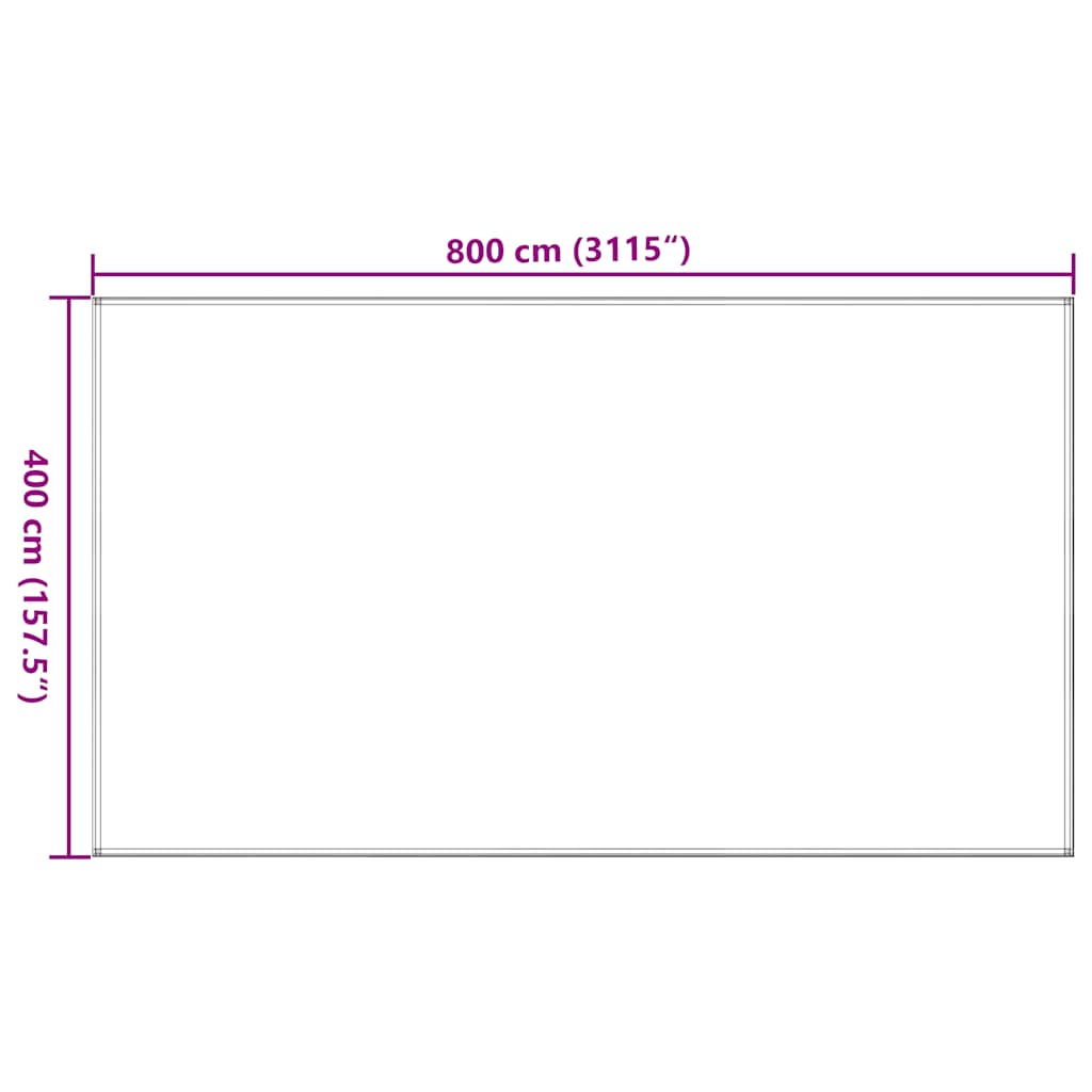 Tenttapijt 400x800 cm HDPE zandkleurig is nu te koop bij PeponiXL, paradijselijk wonen!