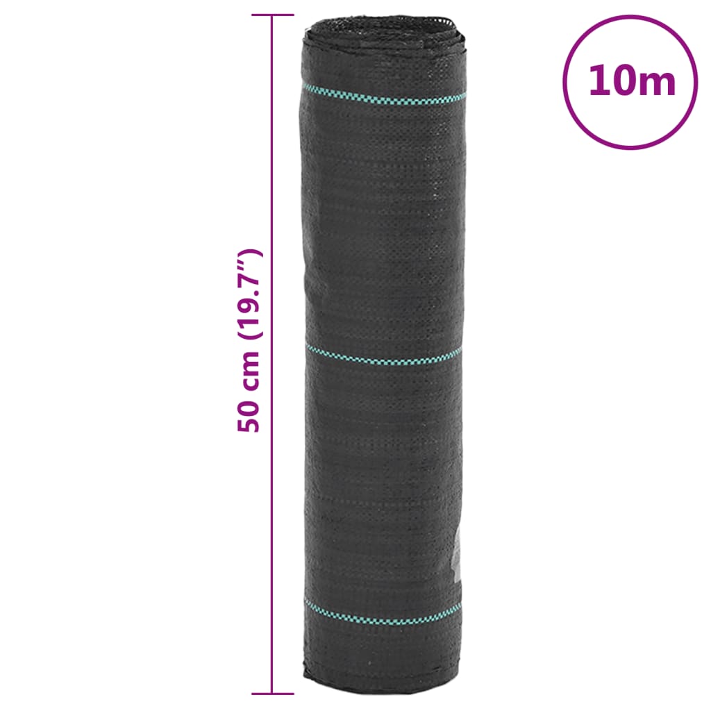Worteldoek 0,5x10 m polypropeen zwart is nu te koop bij PeponiXL, paradijselijk wonen!