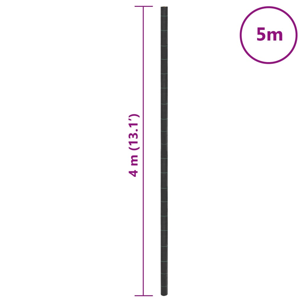 Worteldoek 4x5 m polypropeen zwart is nu te koop bij PeponiXL, paradijselijk wonen!
