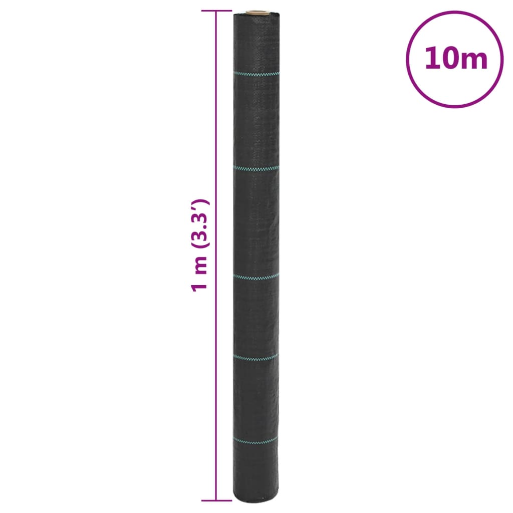Worteldoek 1x10 m polypropeen zwart is nu te koop bij PeponiXL, paradijselijk wonen!