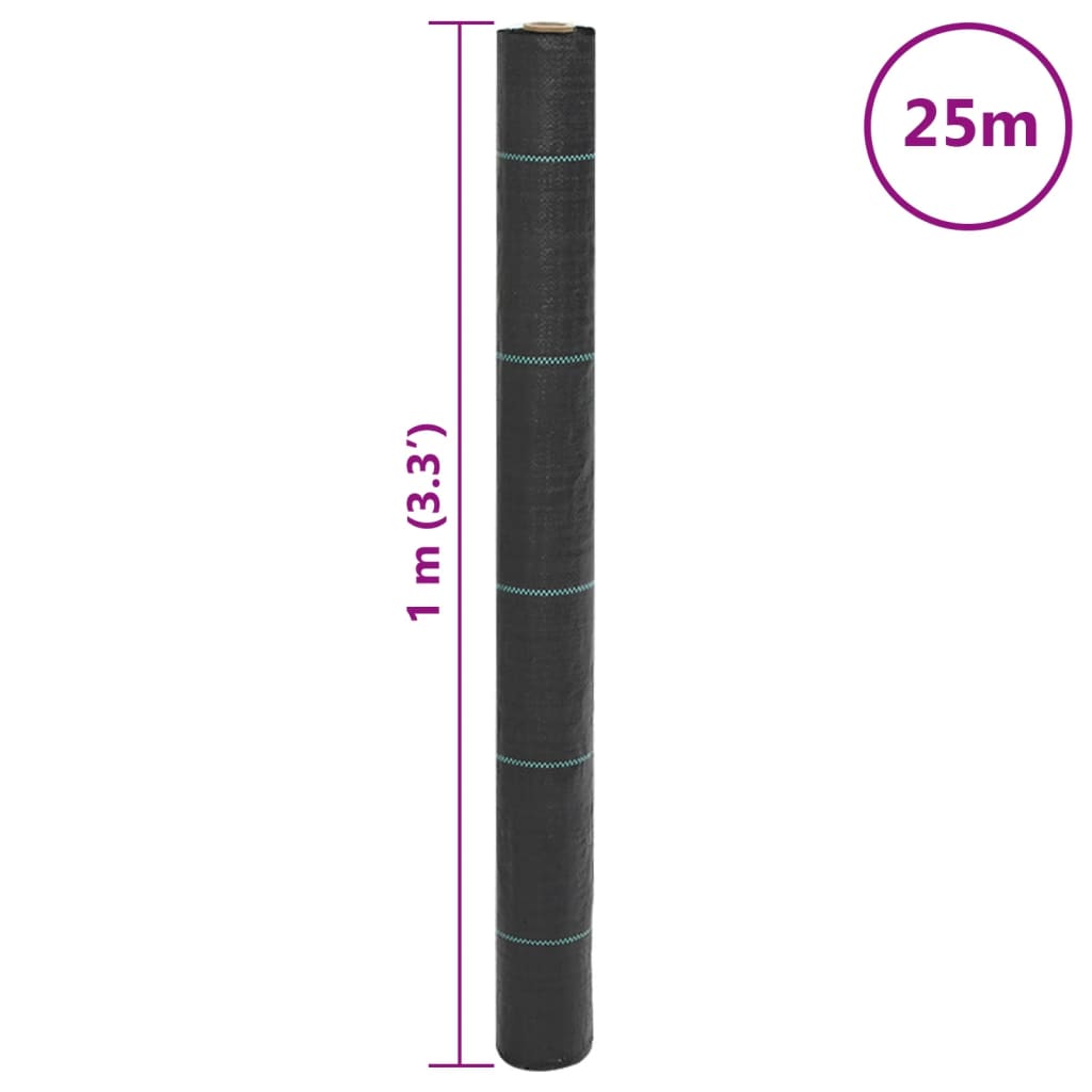 Worteldoek 1x25 m polypropeen zwart is nu te koop bij PeponiXL, paradijselijk wonen!