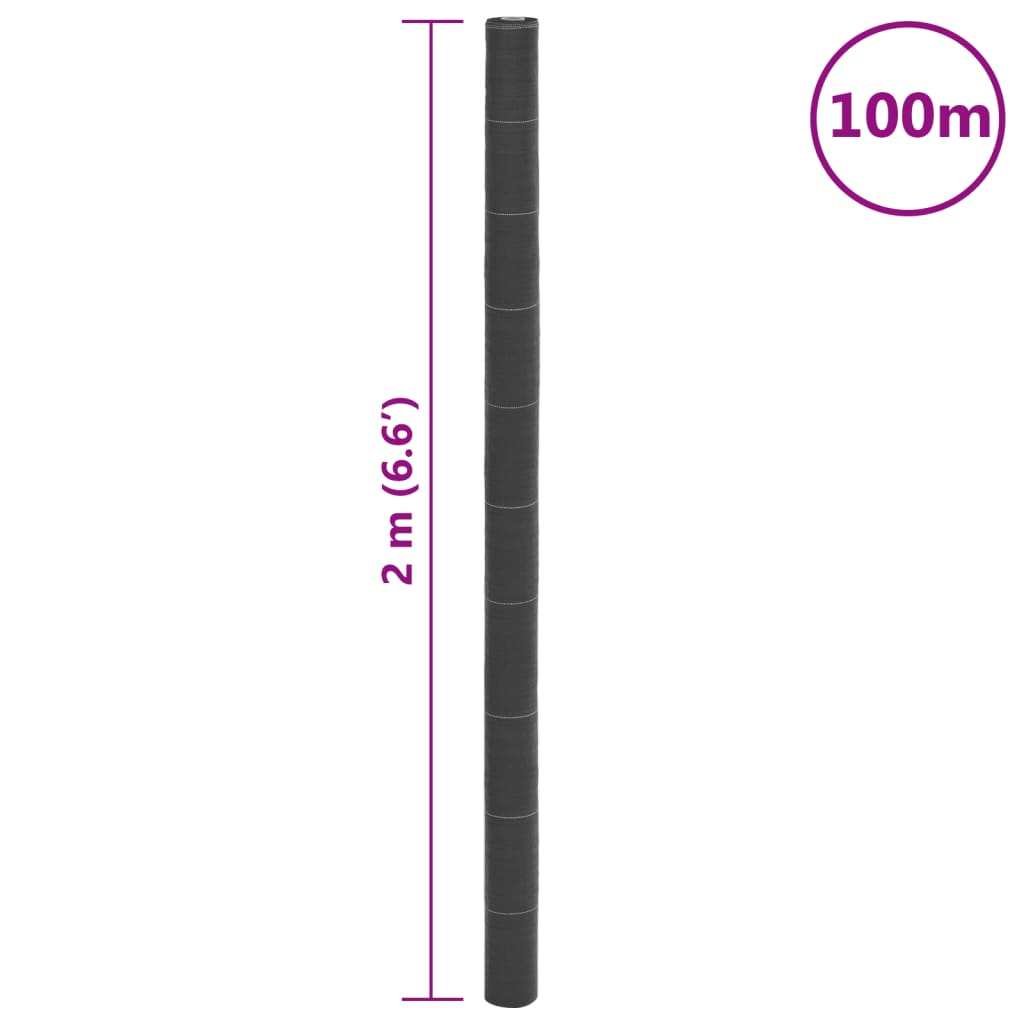 Worteldoek 2x100 m polypropeen zwart is nu te koop bij PeponiXL, paradijselijk wonen!