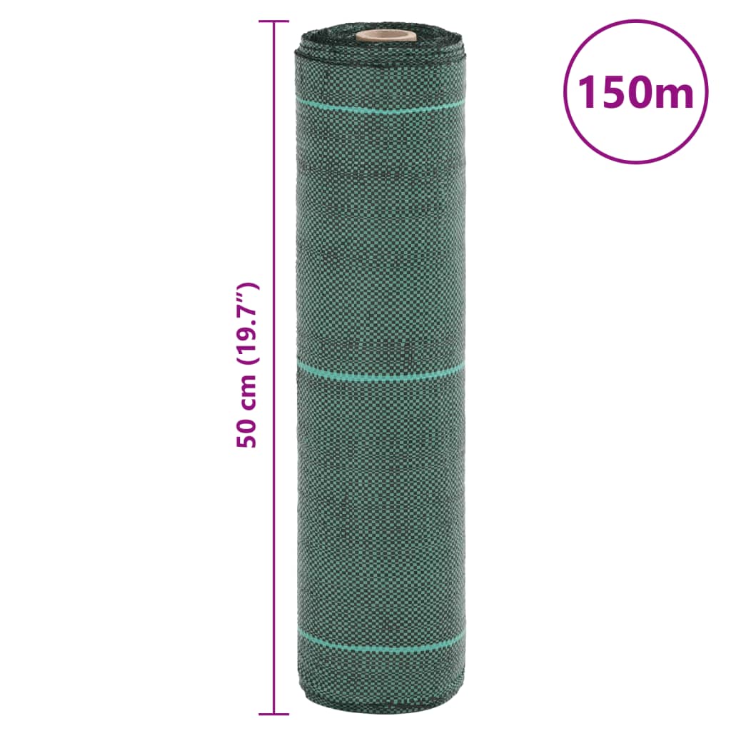 Worteldoek 0,5x150 m polypropeen groen is nu te koop bij PeponiXL, paradijselijk wonen!