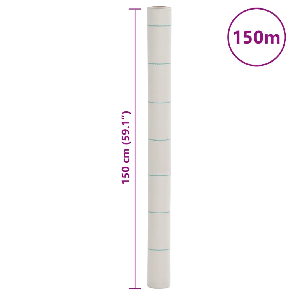 Worteldoek 1,5x150 m polypropeen wit is nu te koop bij PeponiXL, paradijselijk wonen!