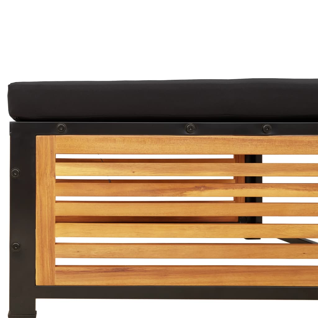 3-delige Loungeset met kussens massief acaciahout is nu te koop bij PeponiXL, paradijselijk wonen!