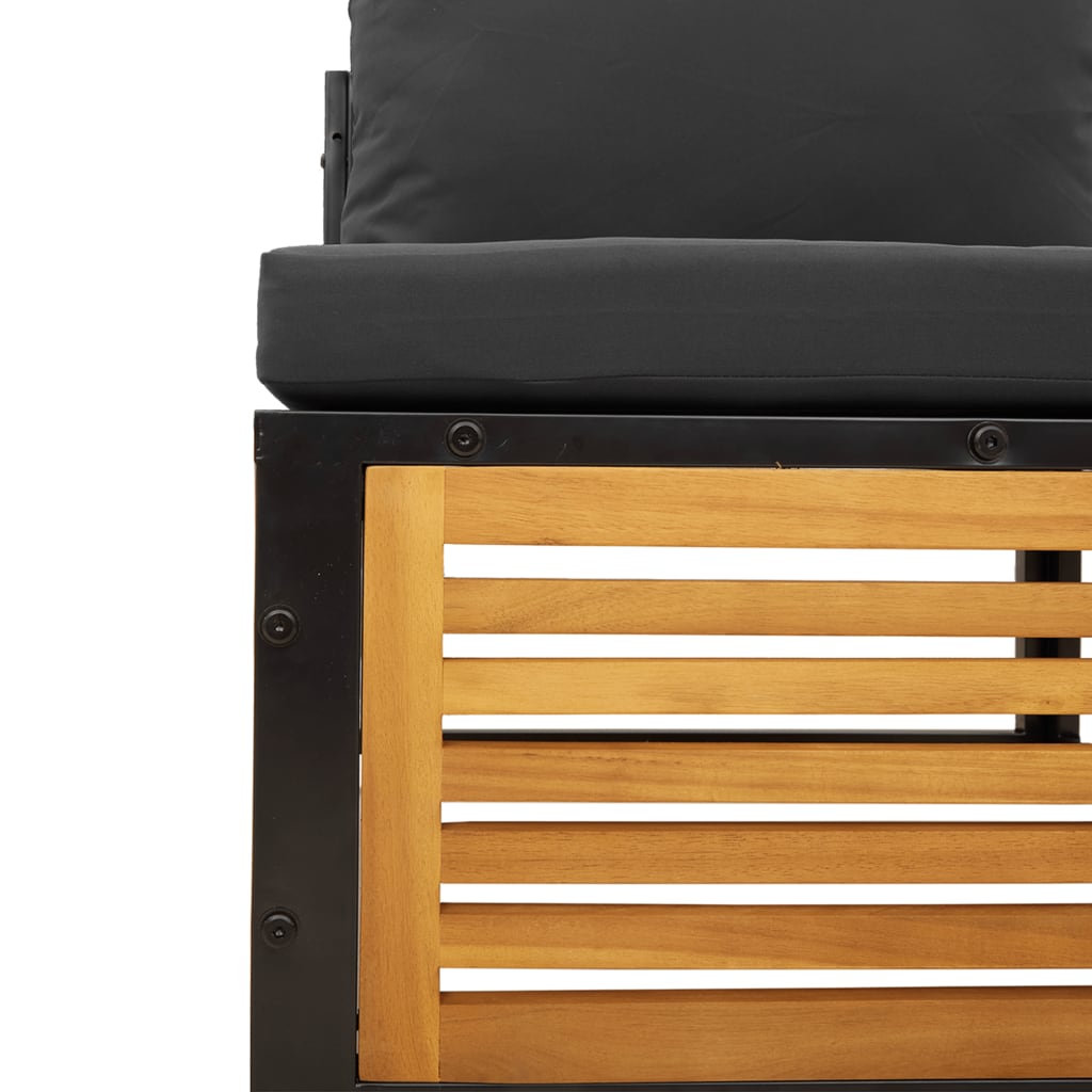 8-delige Loungeset met kussens massief acaciahout is nu te koop bij PeponiXL, paradijselijk wonen!