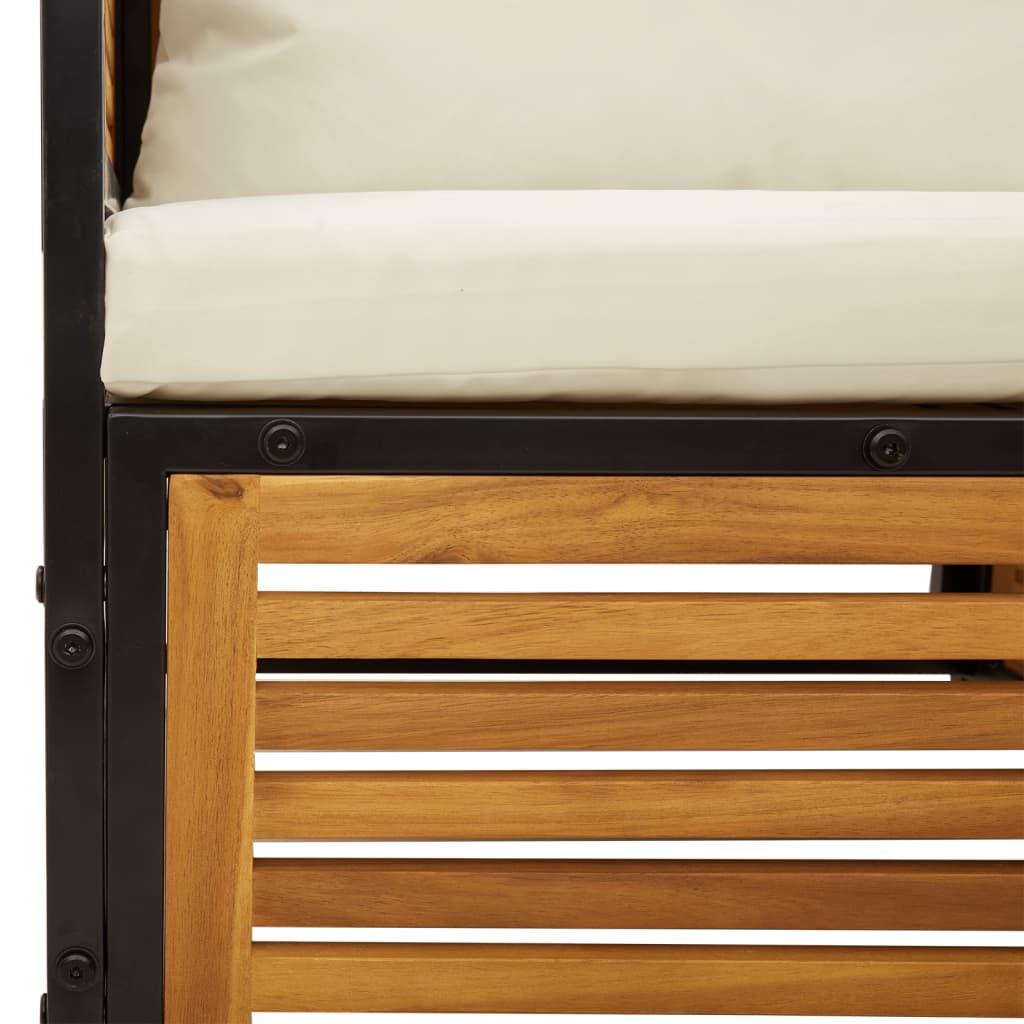 6-delige Loungeset met kussens massief acaciahout is nu te koop bij PeponiXL, paradijselijk wonen!