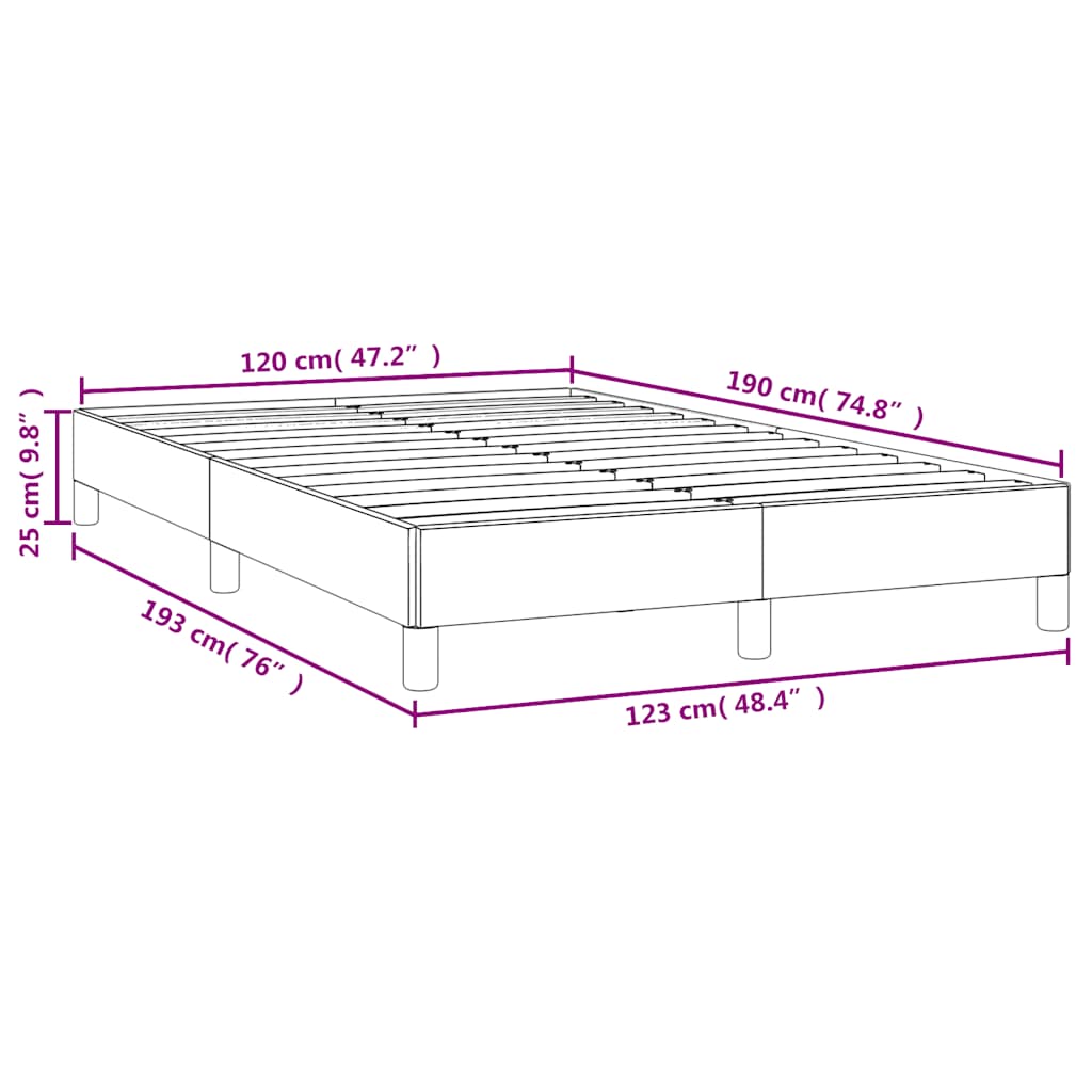 Bedframe zonder matras 120x190 cm fluweel donkergroen is nu te koop bij PeponiXL, paradijselijk wonen!