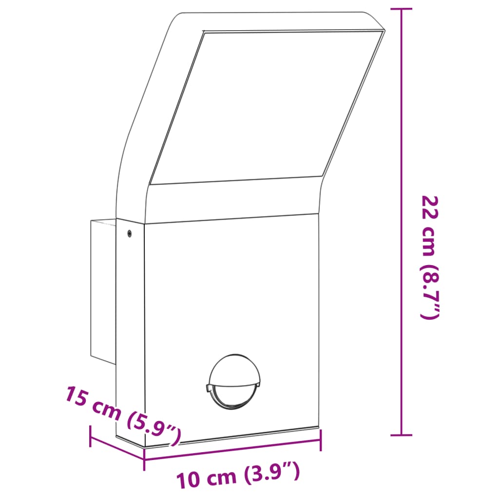 Buitenwandlampen 2 st LED gegoten aluminium wit is nu te koop bij PeponiXL, paradijselijk wonen!
