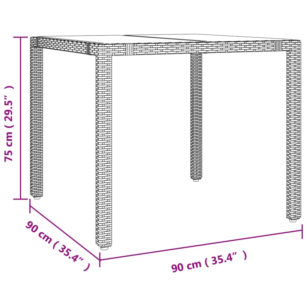 5-delige Tuinset met kussens poly rattan beige is nu te koop bij PeponiXL, paradijselijk wonen!