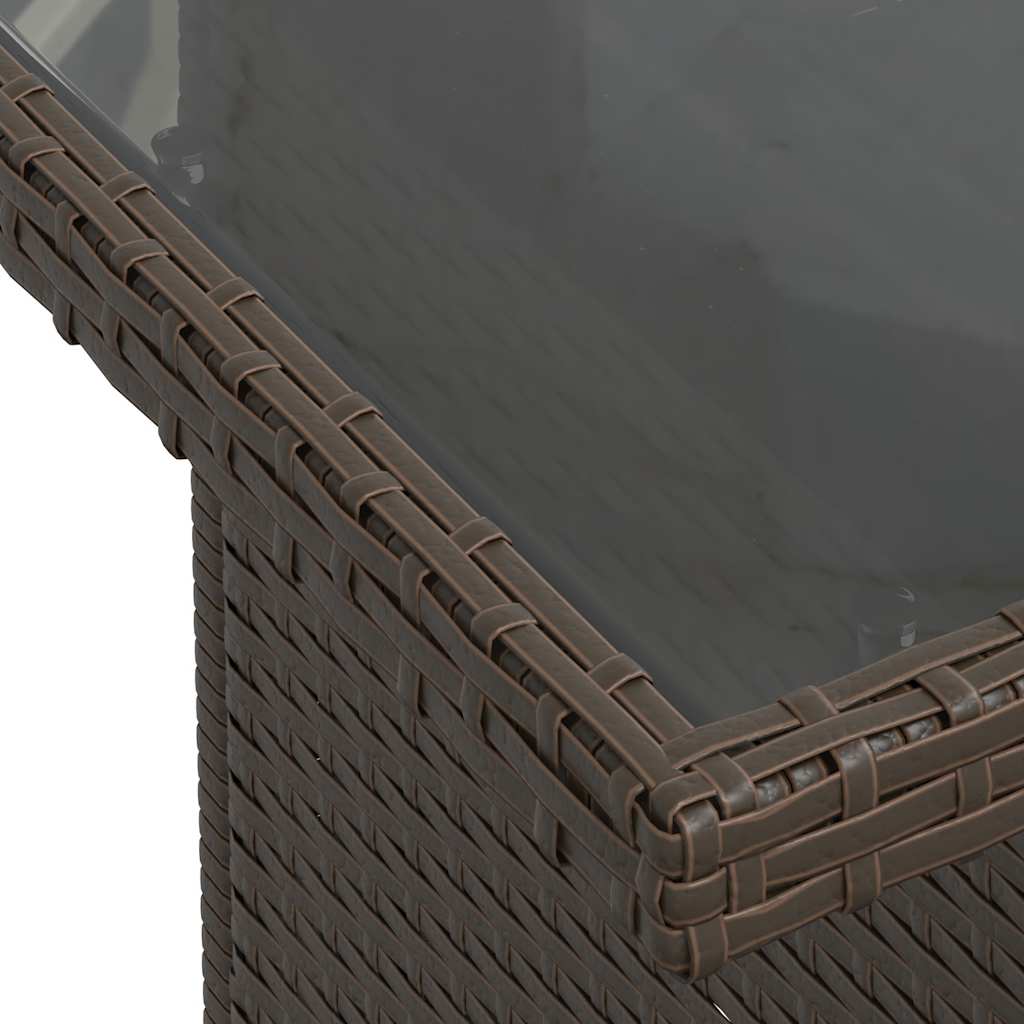 6-delige tuinbankset met kussens, bruin polyrotan is nu te koop bij PeponiXL, paradijselijk wonen!