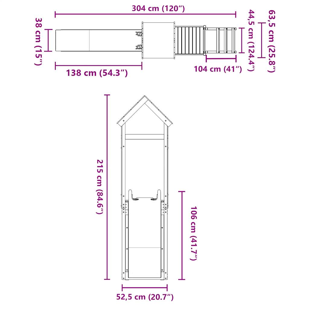Speelhuis massief douglashout is nu te koop bij PeponiXL, paradijselijk wonen!