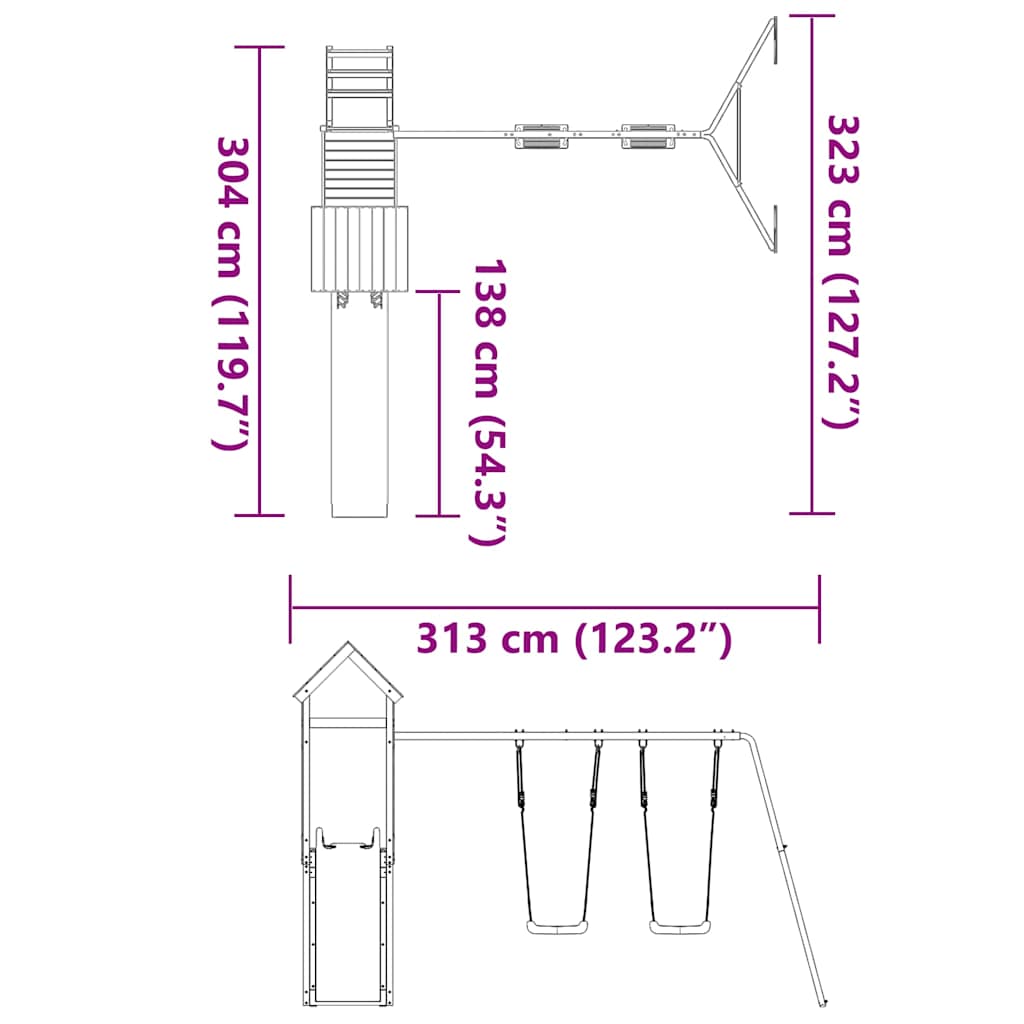 Speelhuis geïmpregneerd grenenhout is nu te koop bij PeponiXL, paradijselijk wonen!
