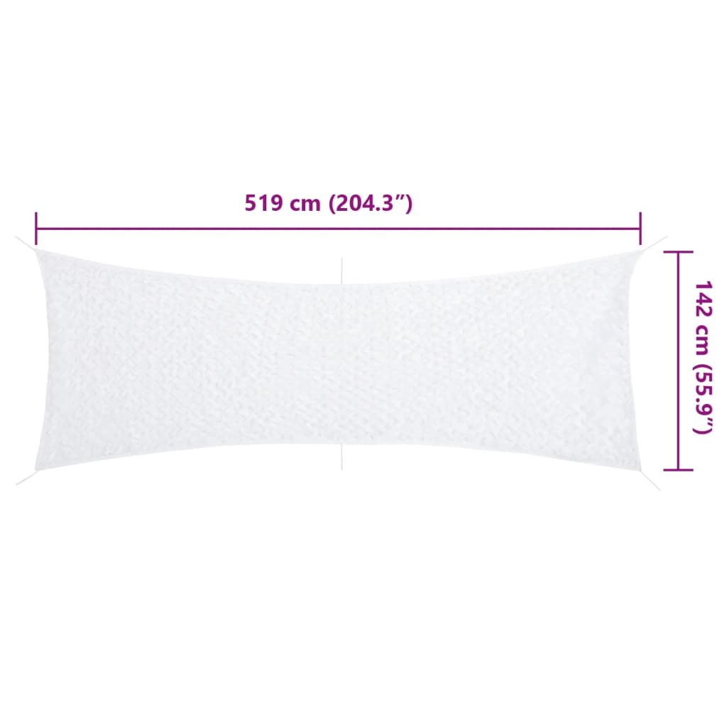 Camouflagenet met opbergzak 519x142 cm wit is nu te koop bij PeponiXL, paradijselijk wonen!