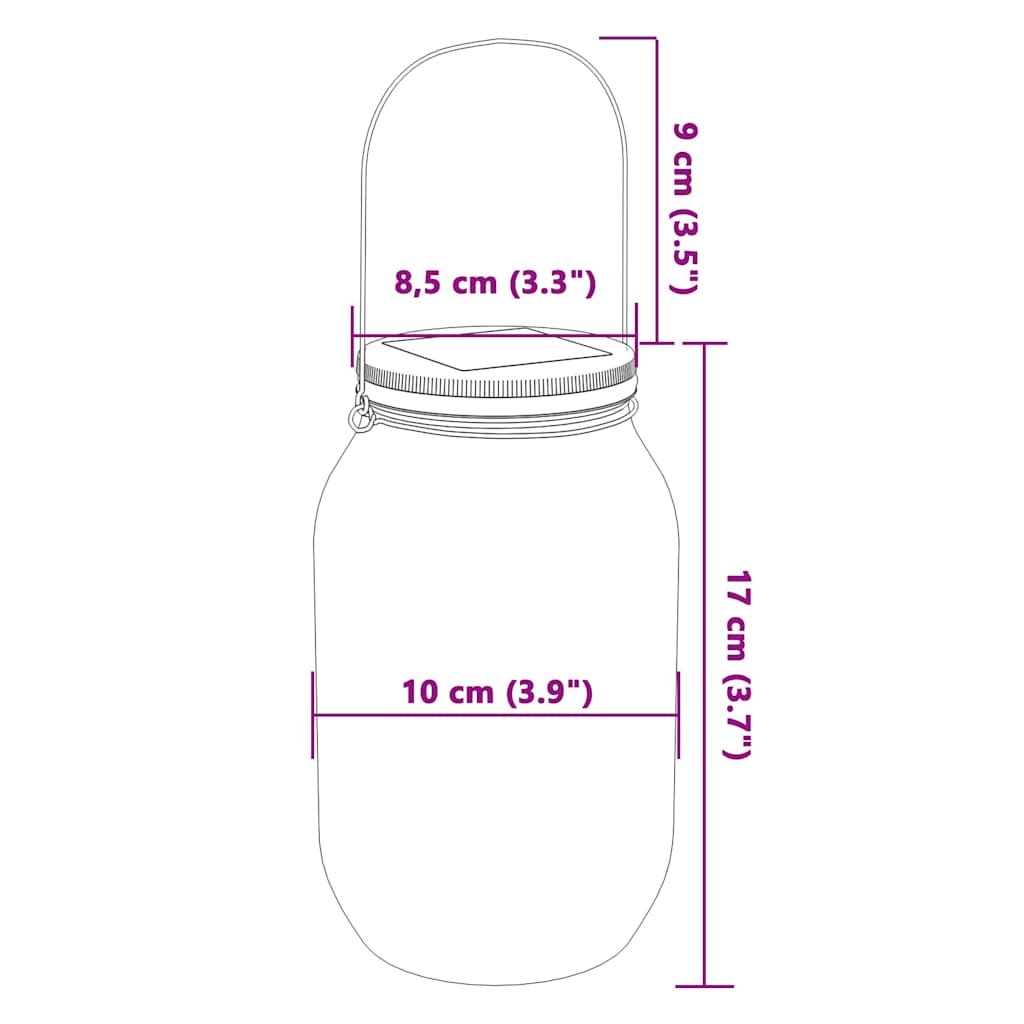 Tuinlantaarns 12 st glas warmwit is nu te koop bij PeponiXL, paradijselijk wonen!