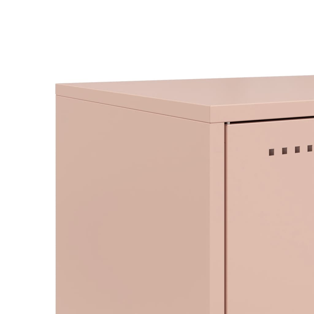 Hoge kast 100,5x39x107 cm staal wit is nu te koop bij PeponiXL, paradijselijk wonen!
