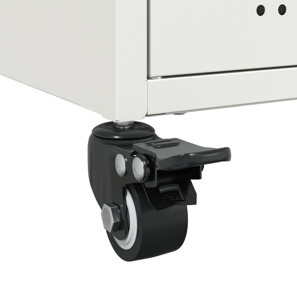 Tv-meubel 68x39x43,5 cm staal wit is nu te koop bij PeponiXL, paradijselijk wonen!