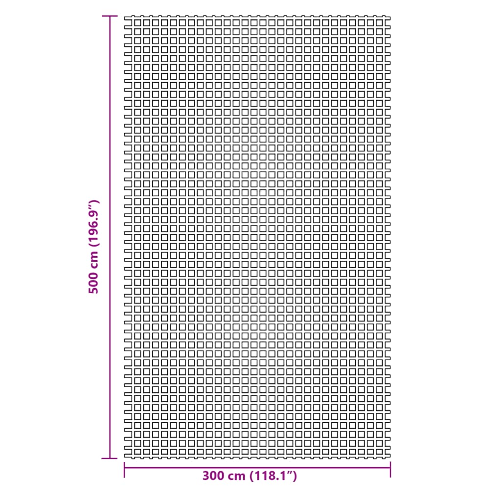 Tenttapijt 5x3 m blauw is nu te koop bij PeponiXL, paradijselijk wonen!