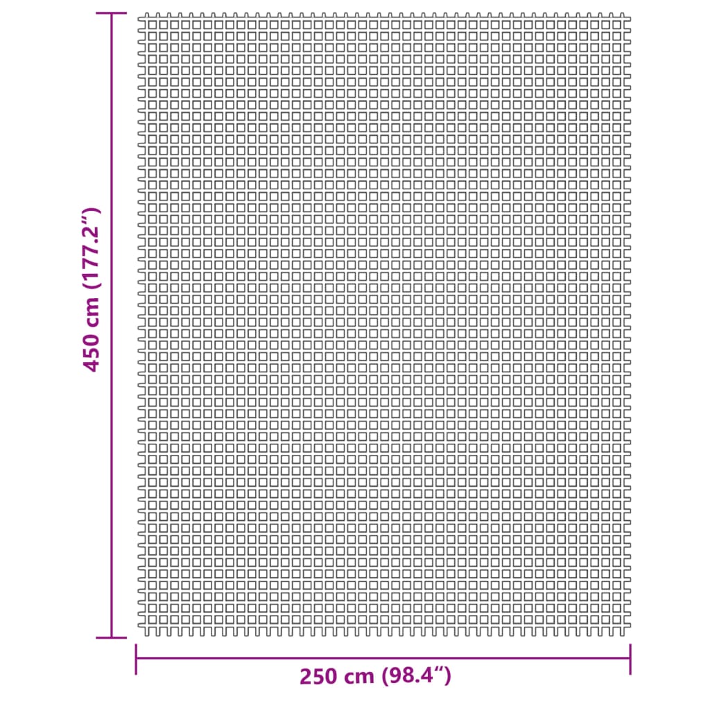 Tenttapijt 4,5x2,5 m crèmekleurig is nu te koop bij PeponiXL, paradijselijk wonen!