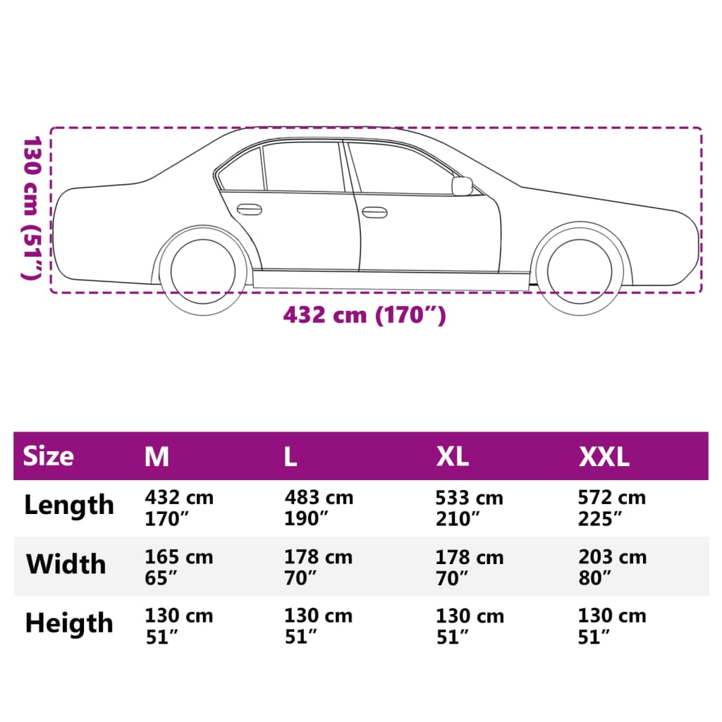 Autohoes voor sedan met gespriemen M volledig zilverkleurig is nu te koop bij PeponiXL, paradijselijk wonen!