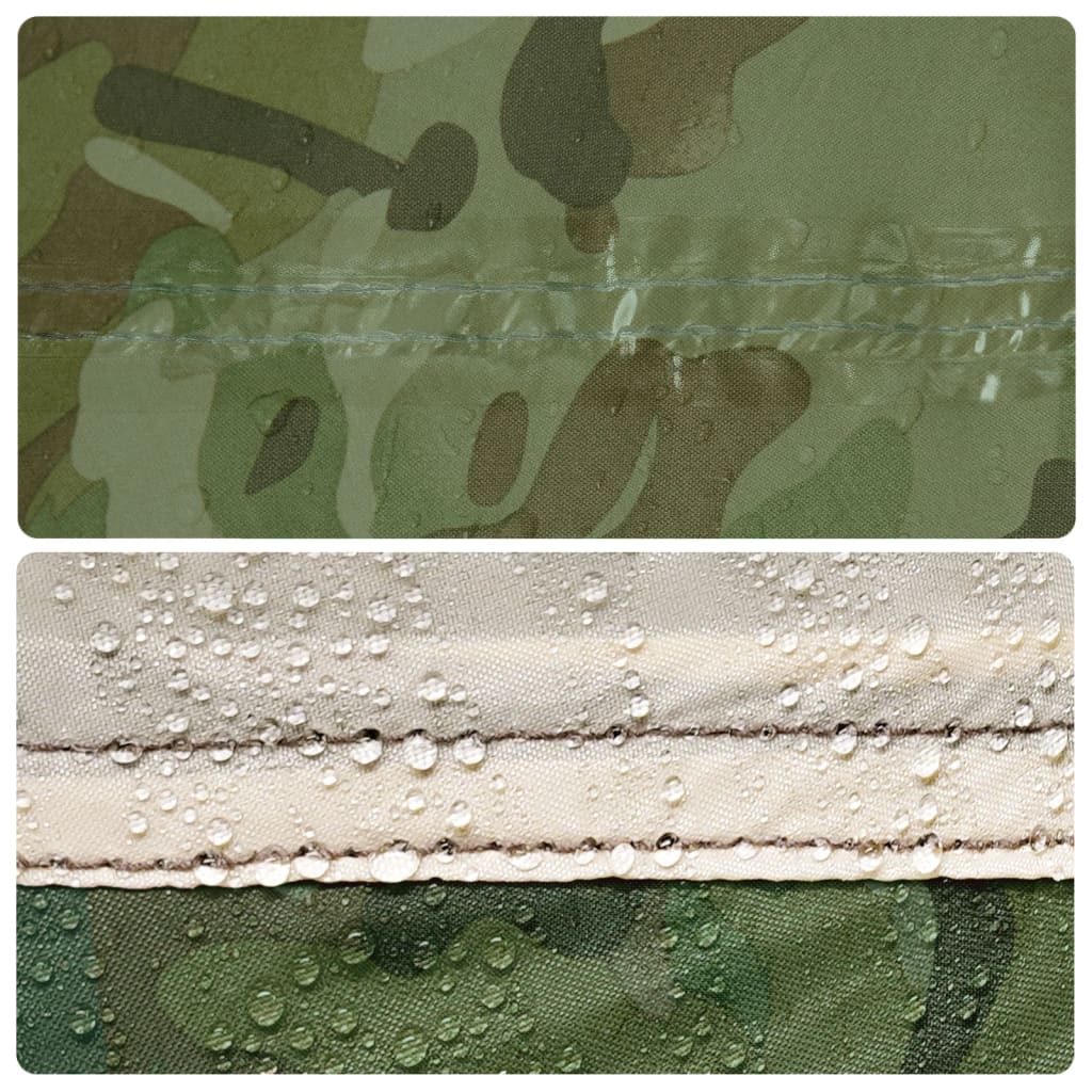 Kampeerluifel waterdicht 451x420 cm camouflage is nu te koop bij PeponiXL, paradijselijk wonen!