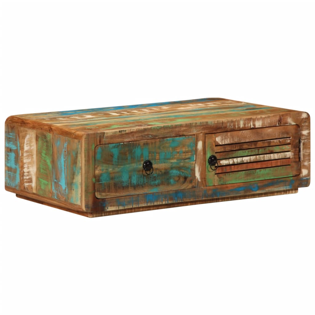 Salontafel 89x55x29 cm massief gerecycled hout is nu te koop bij PeponiXL, paradijselijk wonen!