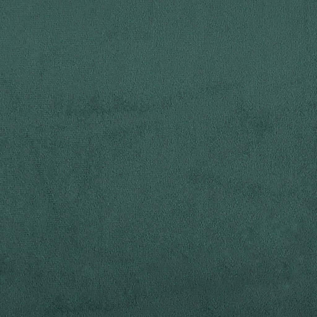 Boxspring met matras fluweel donkergroen 80x200 cm is nu te koop bij PeponiXL, paradijselijk wonen!