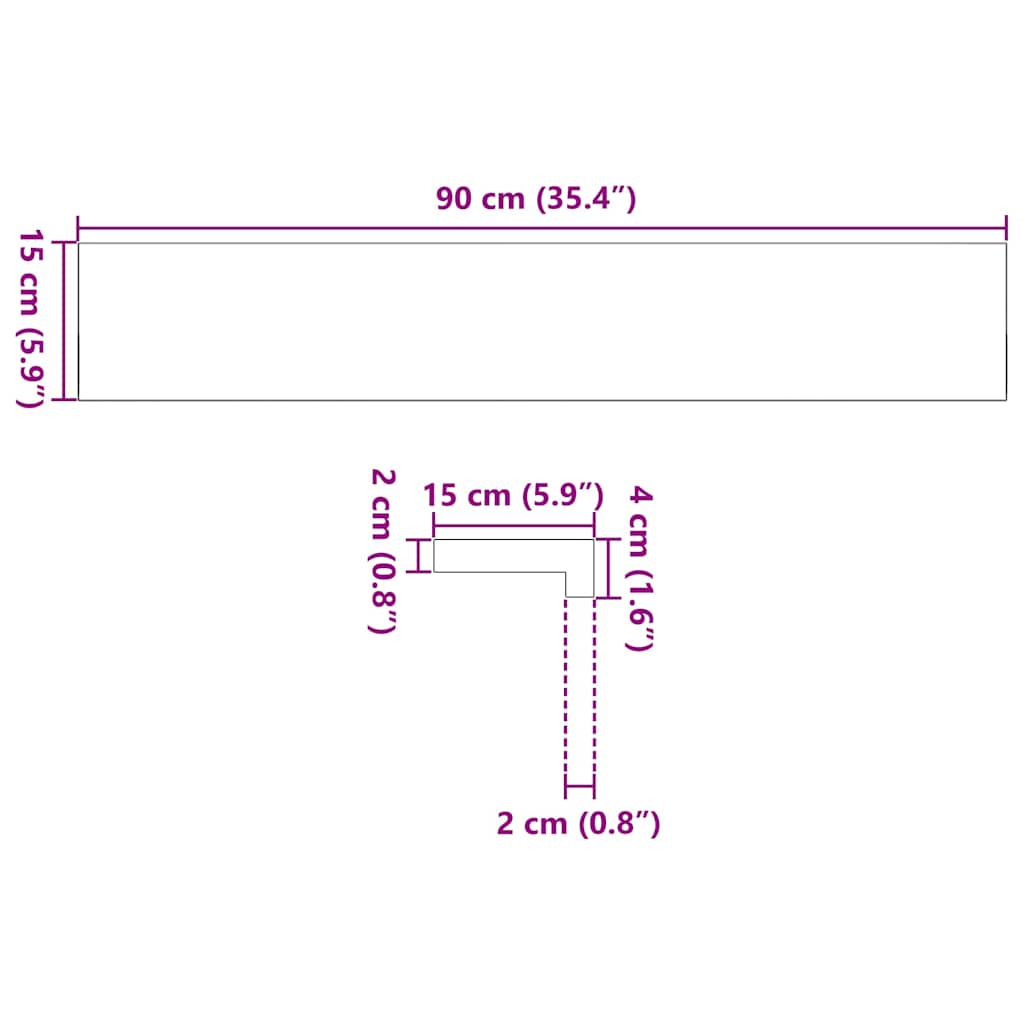 Vensterbanken 2 st 90x15x2 cm massief eikenhout lichtbruin is nu te koop bij PeponiXL, paradijselijk wonen!