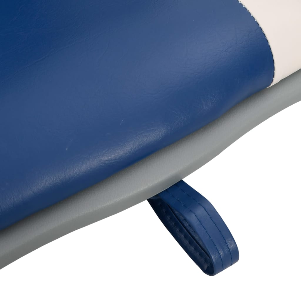 2-delige Bootstoelenset inklapbaar 48x51x41 cm blauw en wit is nu te koop bij PeponiXL, paradijselijk wonen!