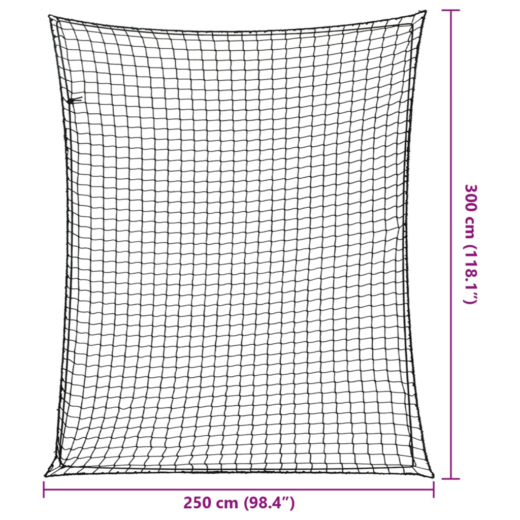 Aanhangwagennet elastisch touw 3x2,5 m polypropeen zwart is nu te koop bij PeponiXL, paradijselijk wonen!