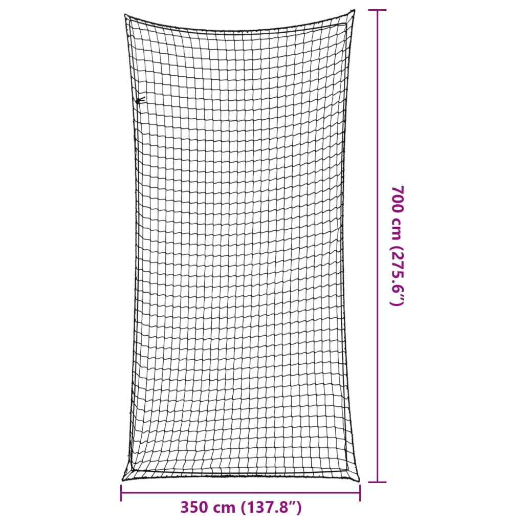 Aanhangwagennet elastisch touw 7x3,5 m polypropeen zwart is nu te koop bij PeponiXL, paradijselijk wonen!