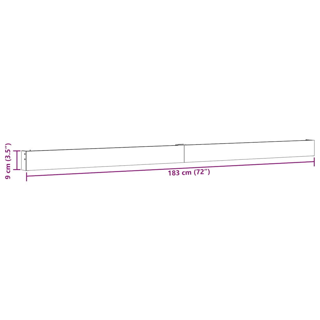 Beslagset schuifdeur 183 cm aluminiumlegering zilverkleurig is nu te koop bij PeponiXL, paradijselijk wonen!