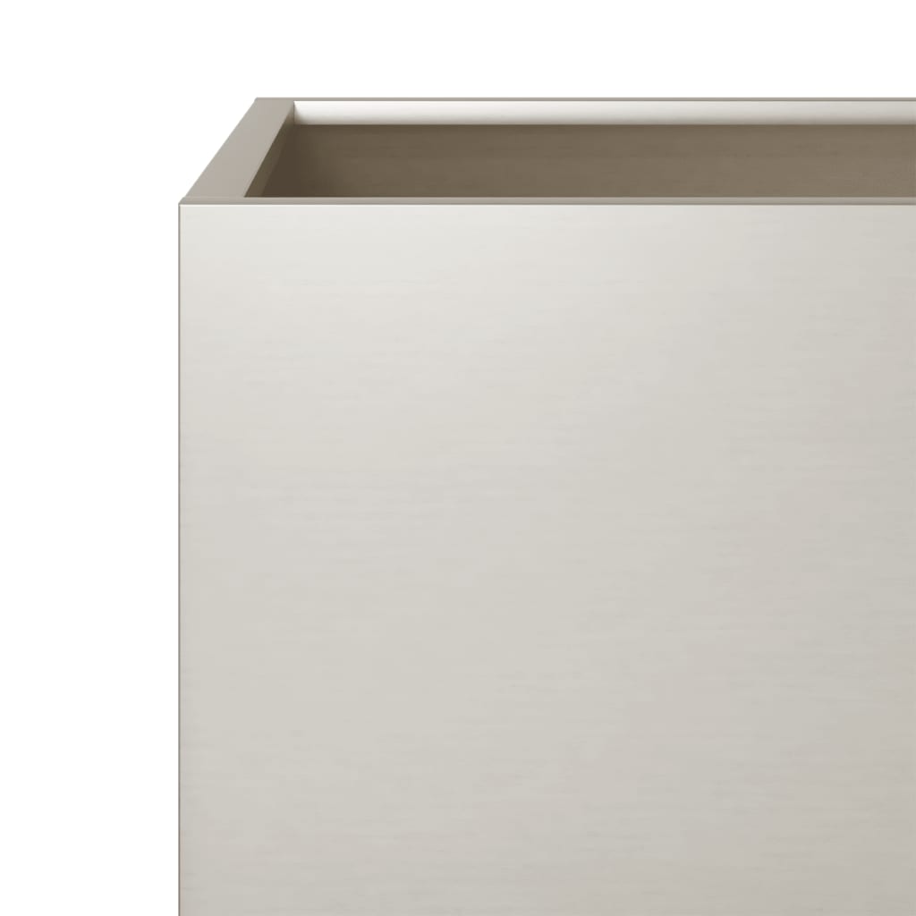 Plantenbakken 2 st 30x30x30 cm weervast staal is nu te koop bij PeponiXL, paradijselijk wonen!