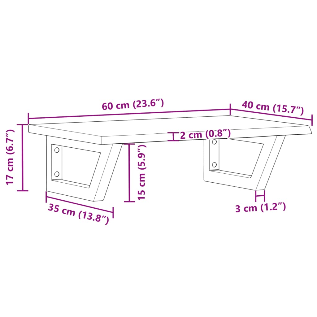 Badkamer wandschap staal en massief eikenhout is nu te koop bij PeponiXL, paradijselijk wonen!