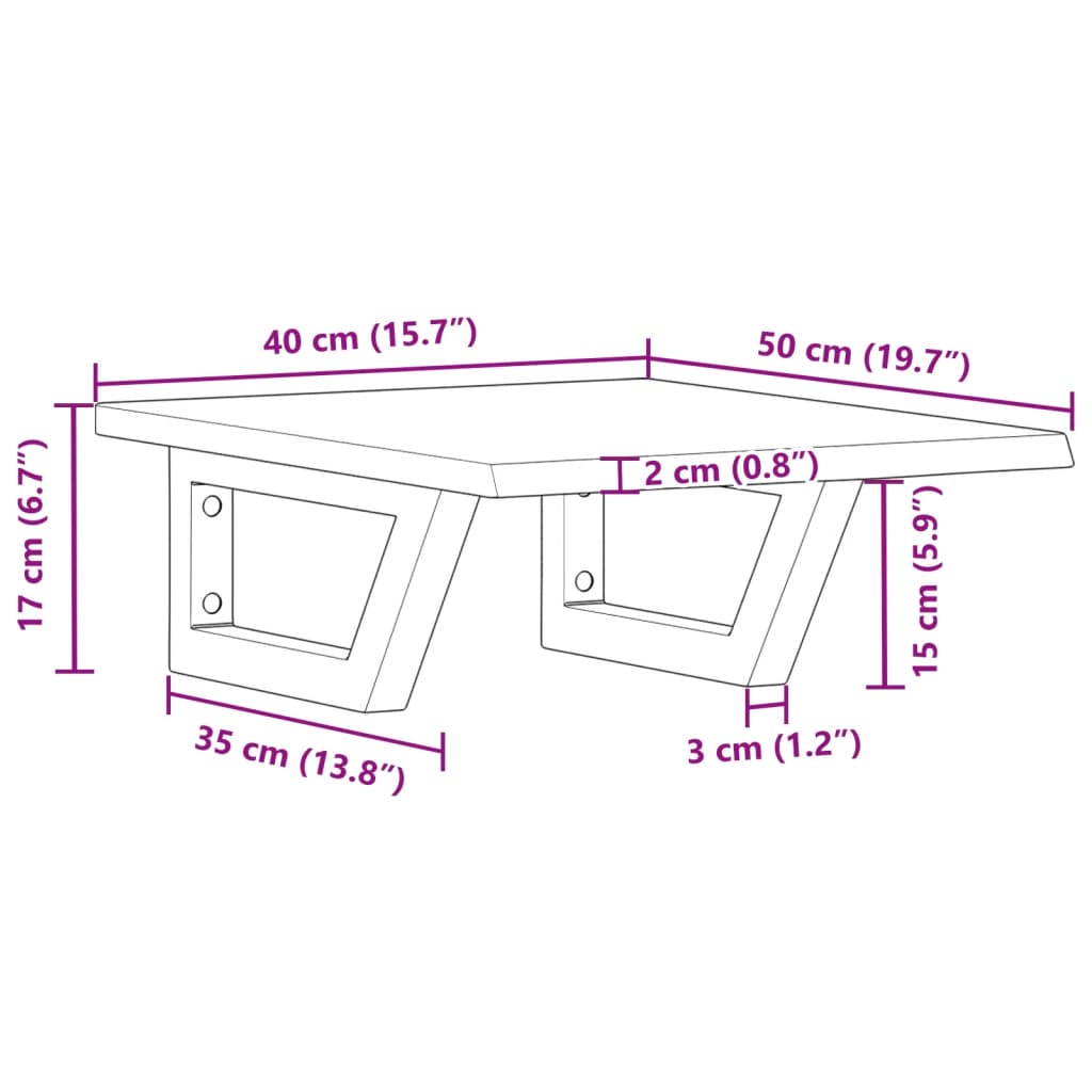 Badkamer wandschap staal en massief eikenhout is nu te koop bij PeponiXL, paradijselijk wonen!