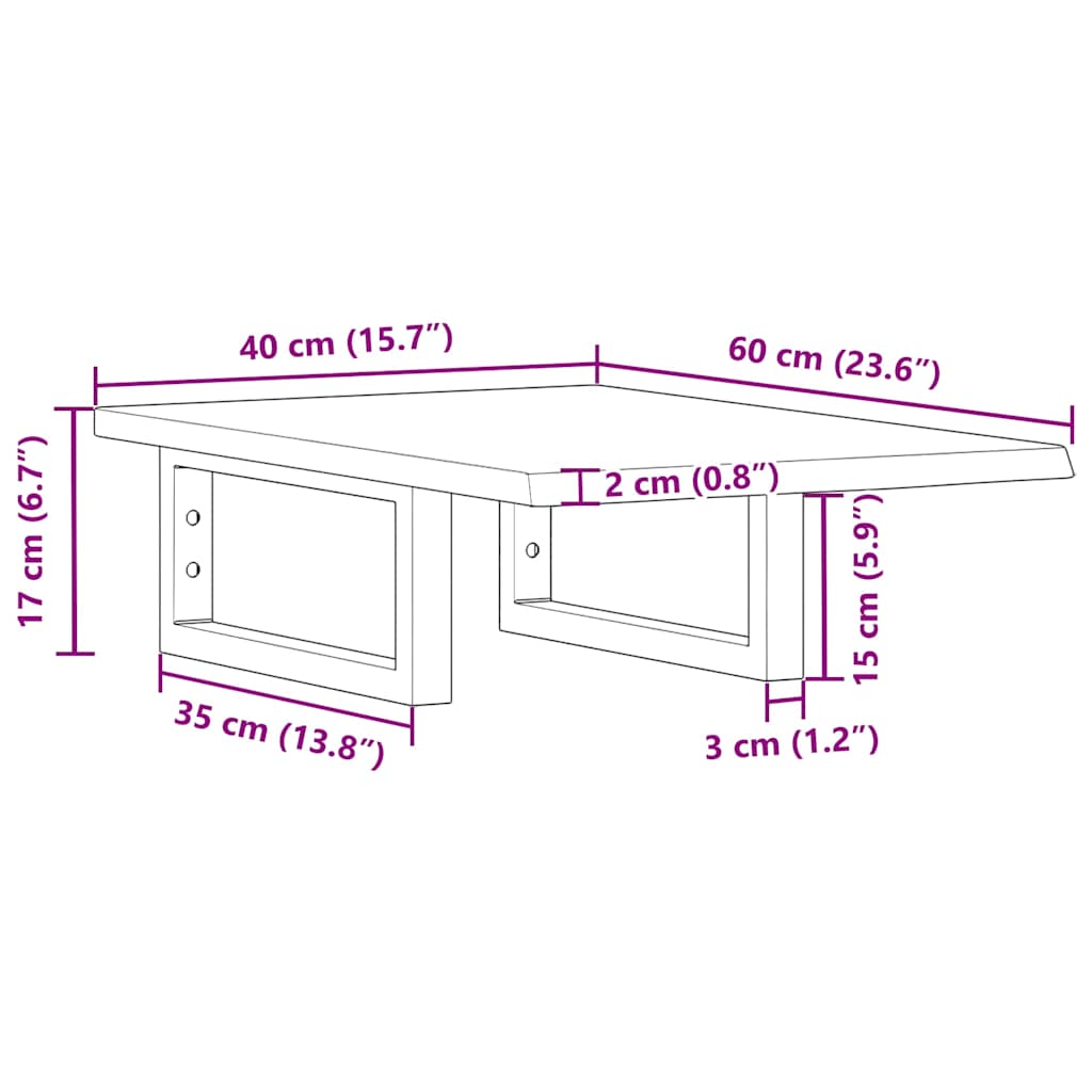 Badkamer wandschap staal en massief eikenhout is nu te koop bij PeponiXL, paradijselijk wonen!