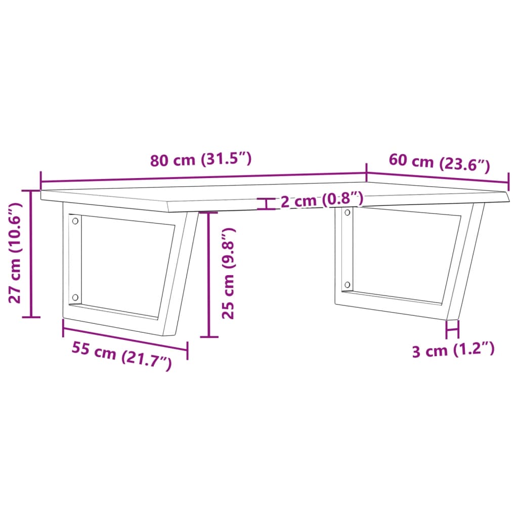 Badkamer wandschap staal en massief eikenhout is nu te koop bij PeponiXL, paradijselijk wonen!
