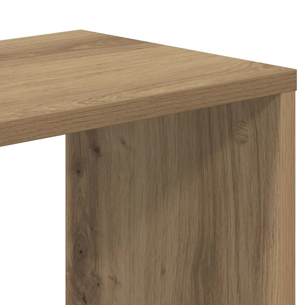 Boekenkast 5-laags 45x23,5x162,5 cm hout artisanaal eikenkleur is nu te koop bij PeponiXL, paradijselijk wonen!