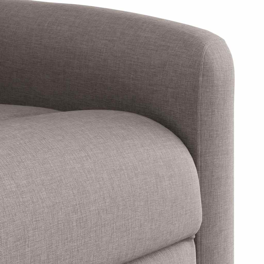 Massagestoel elektrisch verstelbaar stof taupe is nu te koop bij PeponiXL, paradijselijk wonen!