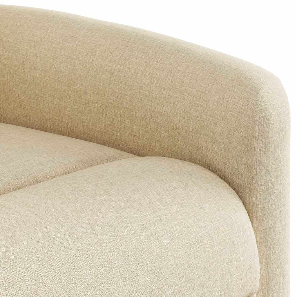 Sta-op-stoel verstelbaar stof crèmekleurig is nu te koop bij PeponiXL, paradijselijk wonen!