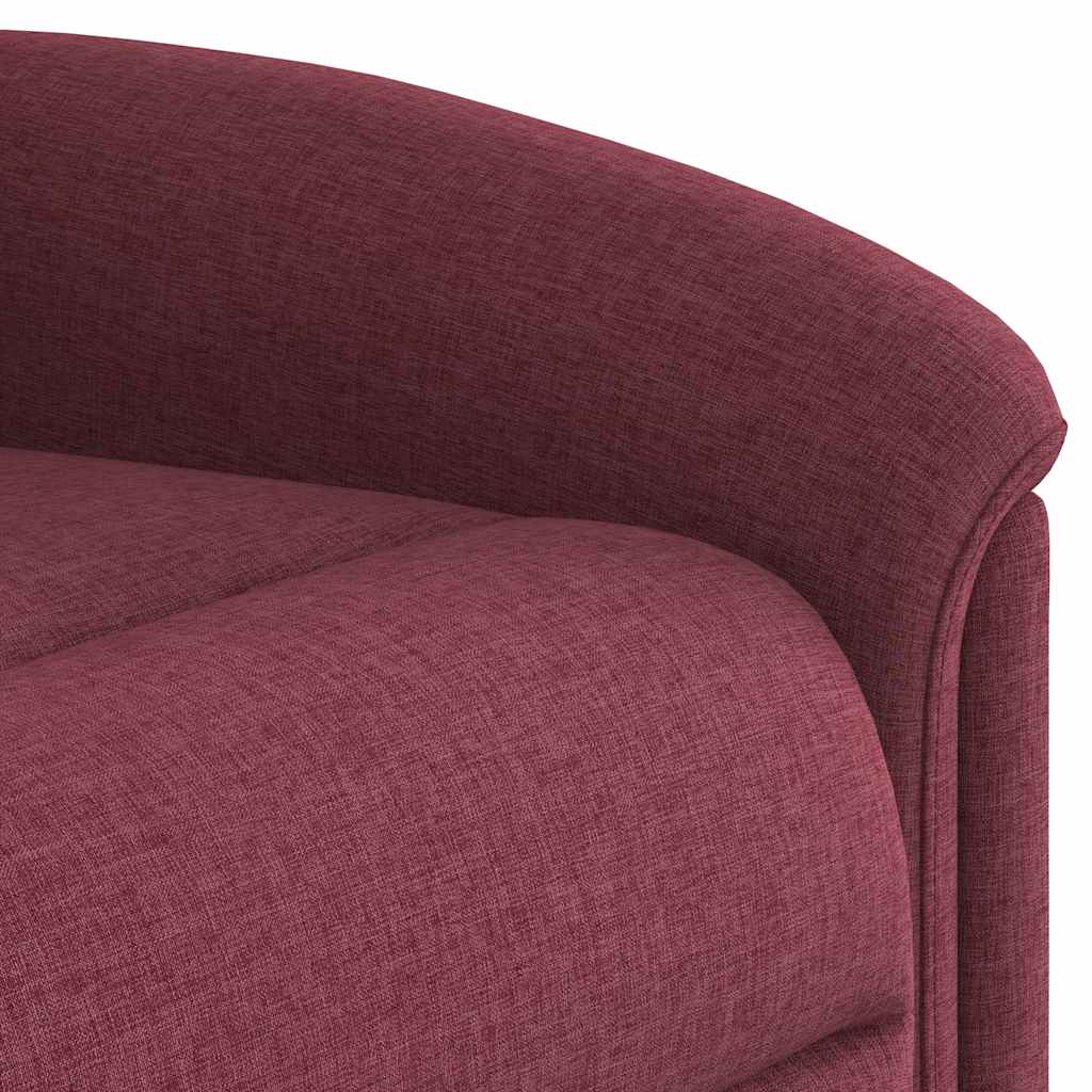 Fauteuil verstelbaar elektrisch stof wijnrood is nu te koop bij PeponiXL, paradijselijk wonen!