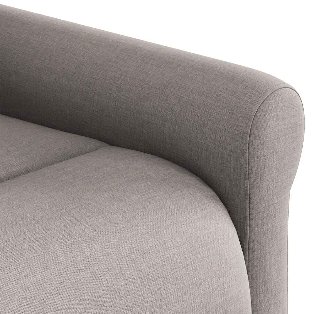 Massagestoel elektrisch verstelbaar stof taupe is nu te koop bij PeponiXL, paradijselijk wonen!