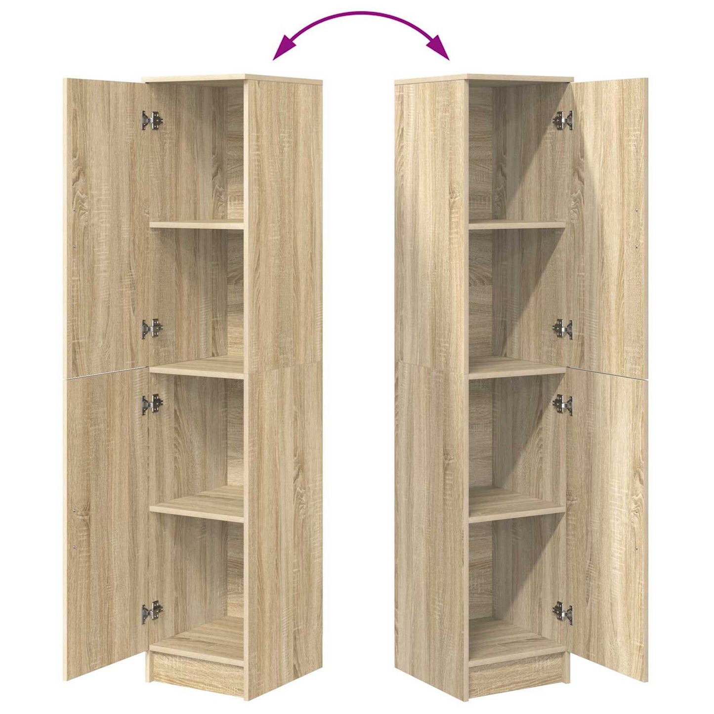 Hoge kast Sonoma Eiken 35 x 39 x 168 cm is nu te koop bij PeponiXL, paradijselijk wonen!