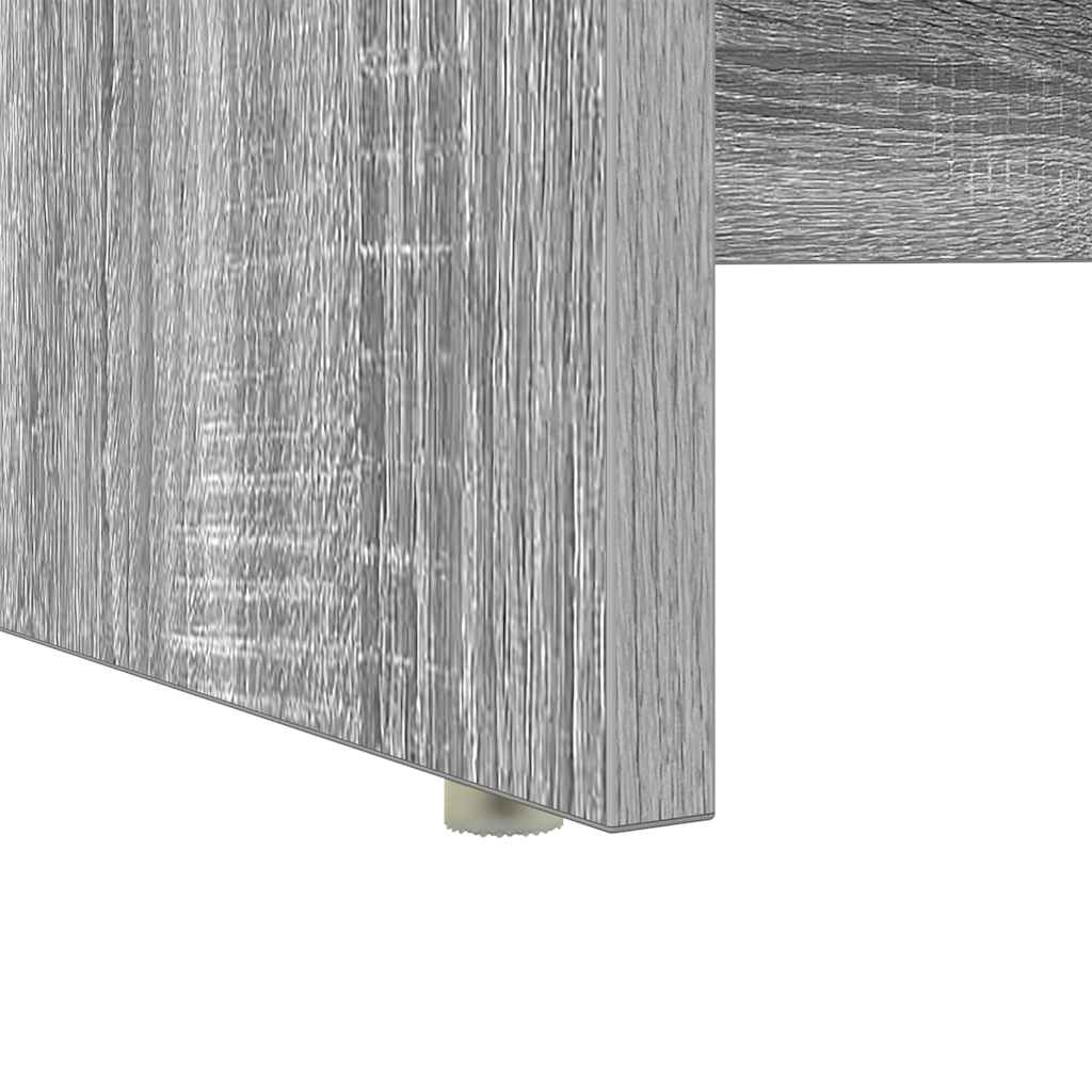 Bureau met lade Grijs Sonoma 120,5 x 44 x 88,5 cm Bewerkt hout is nu te koop bij PeponiXL, paradijselijk wonen!