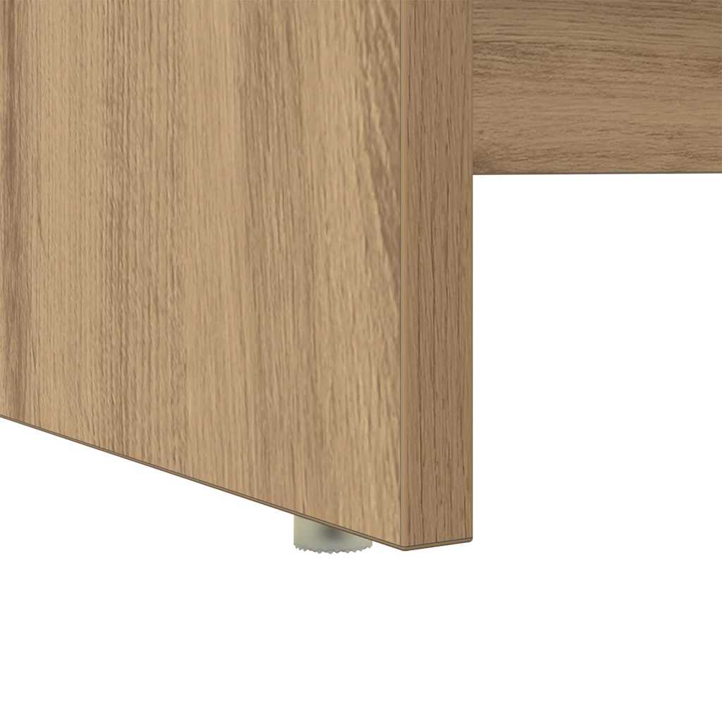 Bureau met lade Artisan Eiken 120,5 x 44 x 88,5 cm Bewerkt hout is nu te koop bij PeponiXL, paradijselijk wonen!